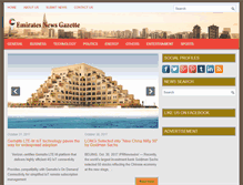 Tablet Screenshot of emiratesnewsgazette.com